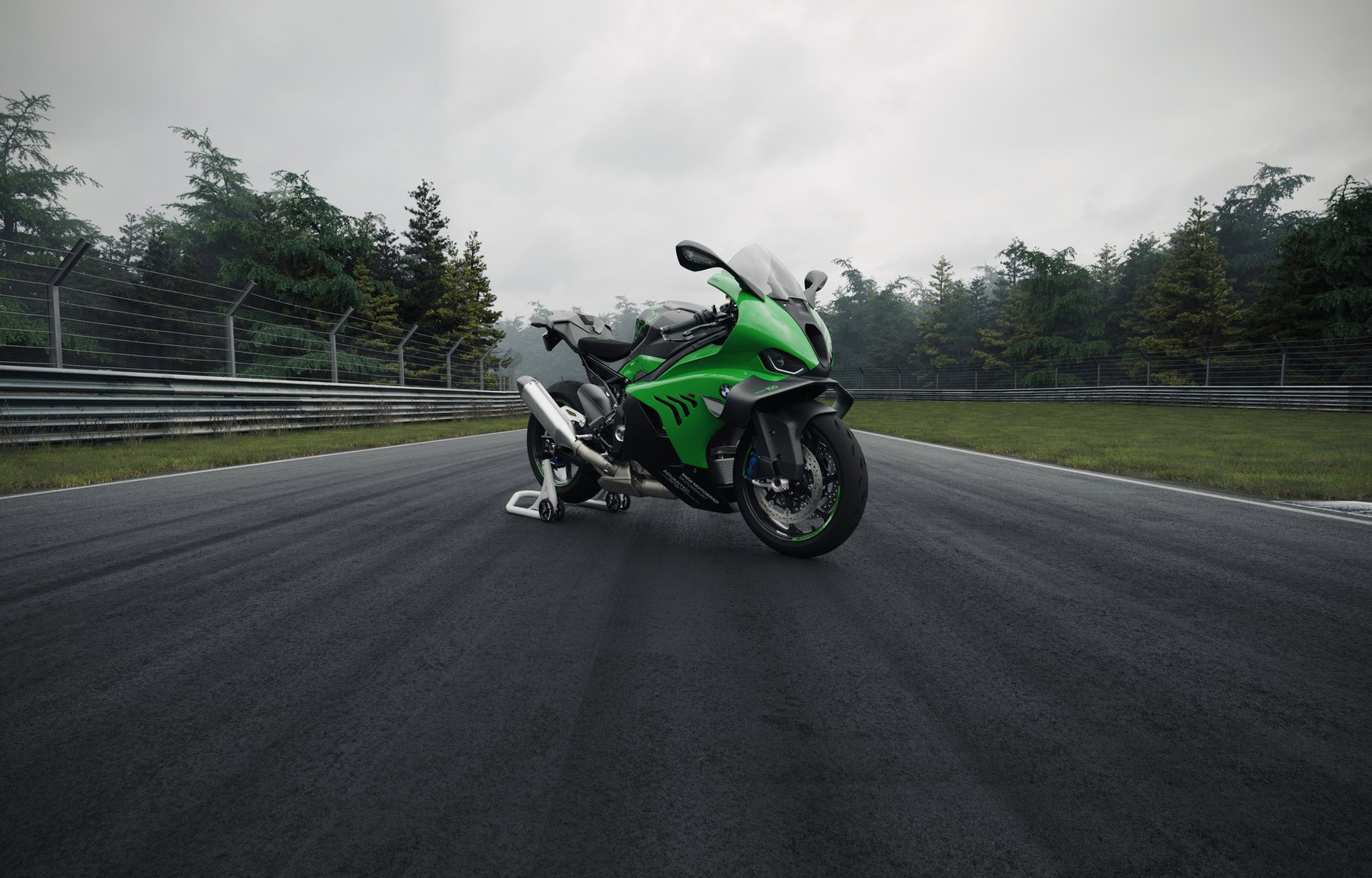 BMW M 1000 RR in Nürburgring Grün