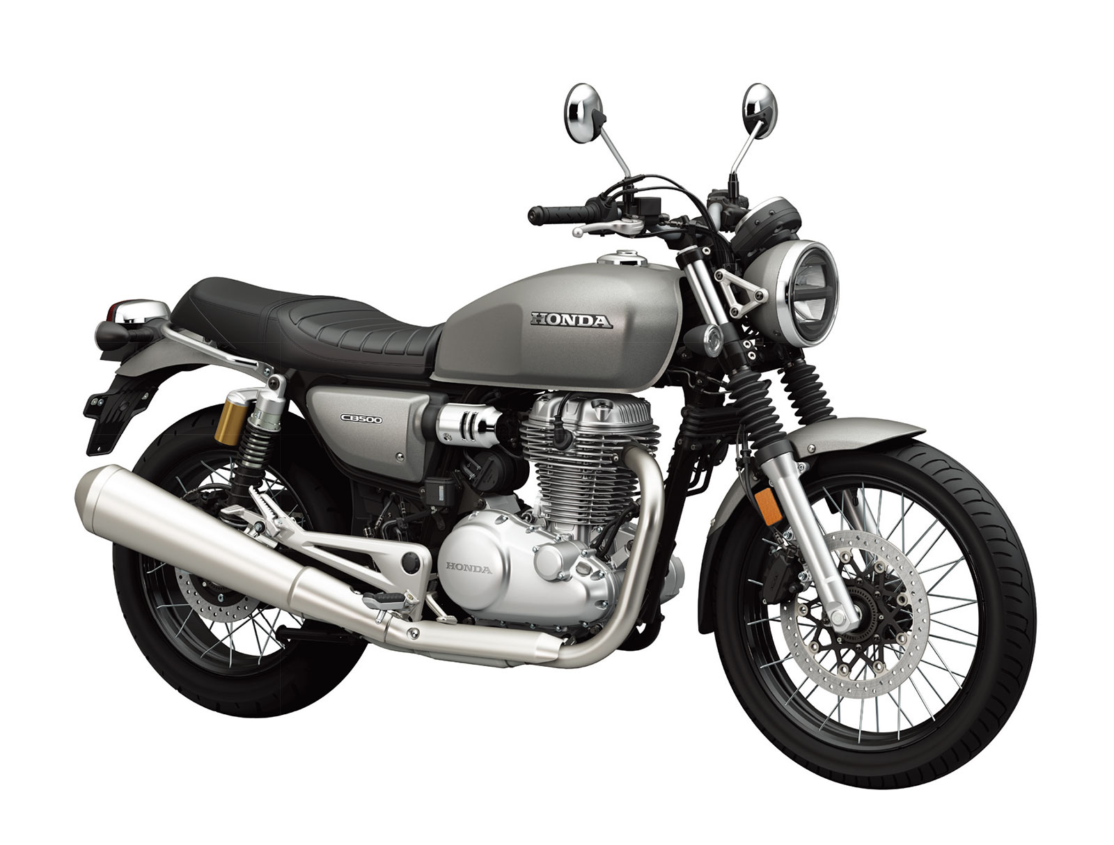 Honda CB500 Modell 2026 mit Speichenrädern